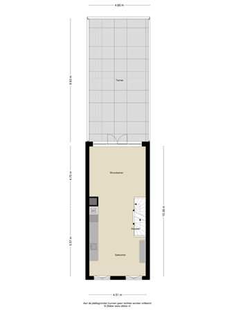 Floorplan - Maashavenkade 169, 3072 ES Rotterdam